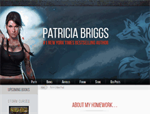 Tablet Screenshot of patriciabriggs.com